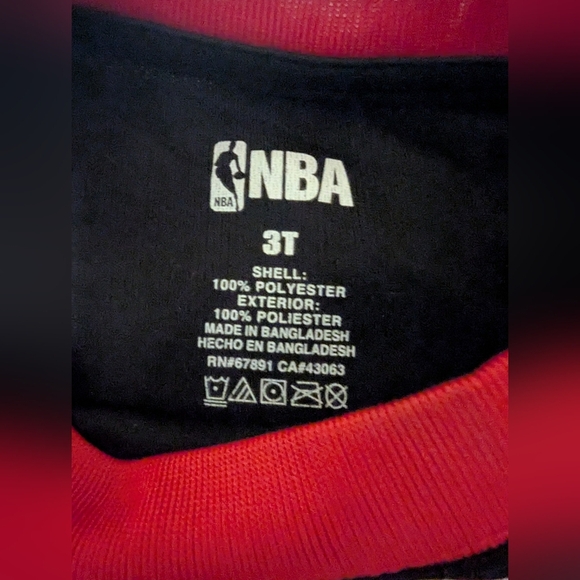 Los Angeles Clippers NBA Licensed Shirt Size 3 Toddler New Without Tags - Picture 5 of 7
